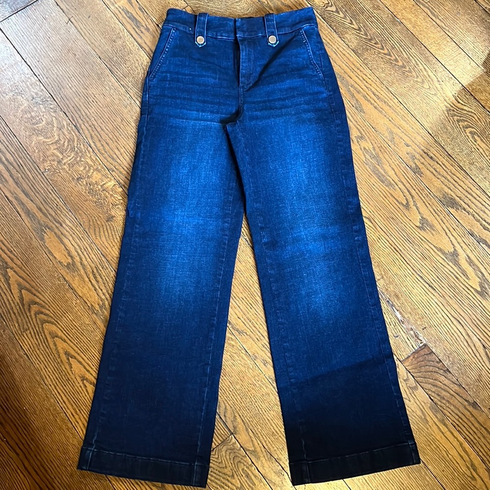 Talbots wide leg jeans, size 2.
